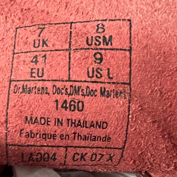 Dr Martens 1460 SMOOTH LEATHER LACE UP BOOTS - Picture 15 of 16